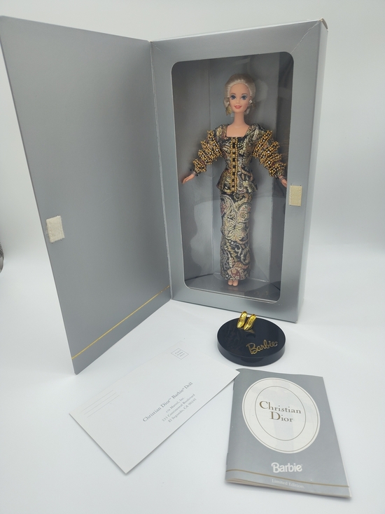 Dior Other - 1995 Christian Dior Barbie Limited Edition Mattel Collectible NRFB Set Vintage